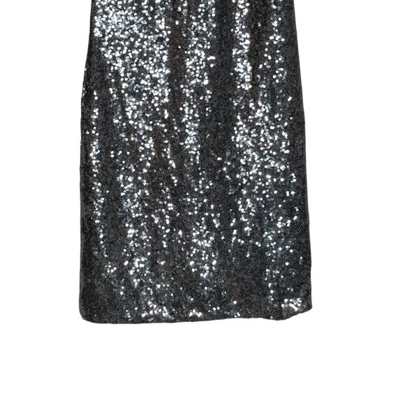 ASTR the Label Structured Padded Silver Gray Sequin Mini Cocktail Dress| XS - Picture 5 of 9